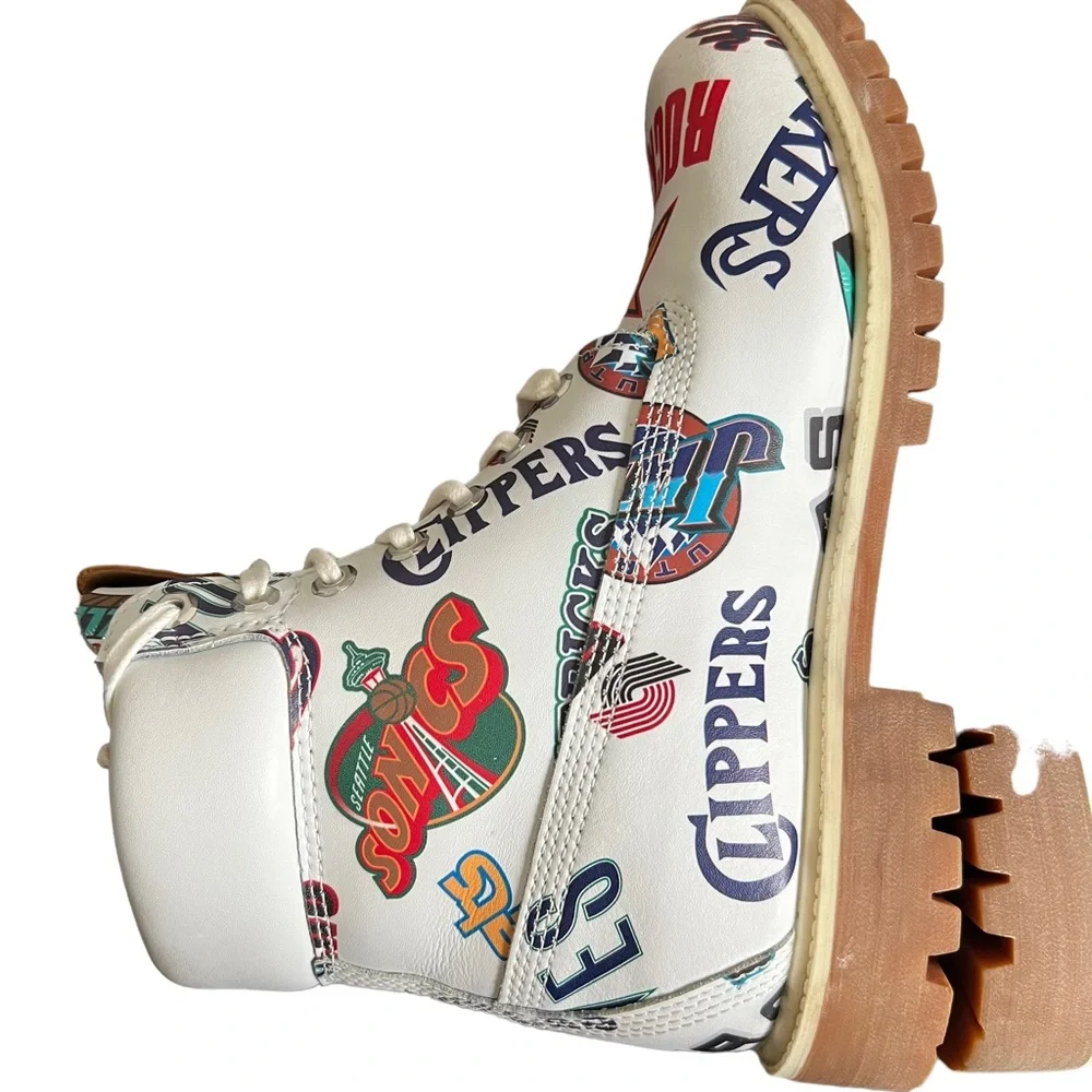 Timberland NBA Mitchell & Ness x NBA “East Meets West” Premium Size 9.5 … - Picture 9 of 15